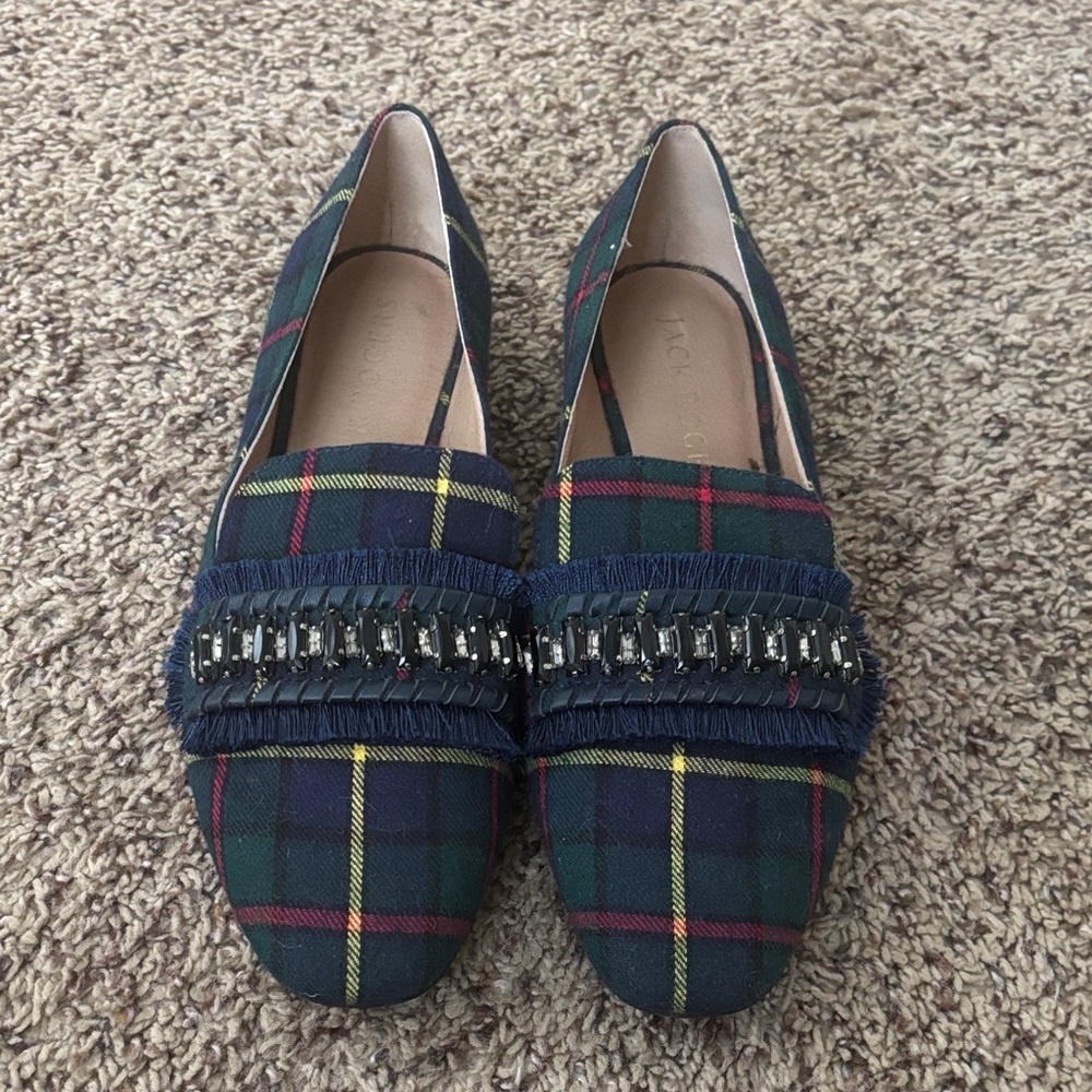 Jack Rogers Beatrix Jeweled Loafers- size 7.5 - Picture 2 of 6